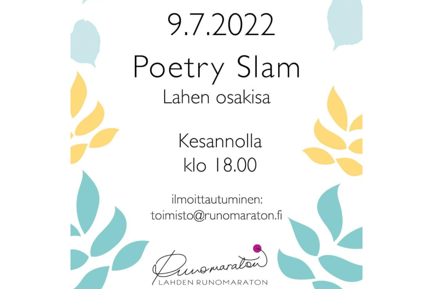 Poetry Slam Lahen osakisa